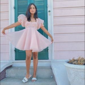 Like New Selkie Pink Sand Parliament Dress Size Medium